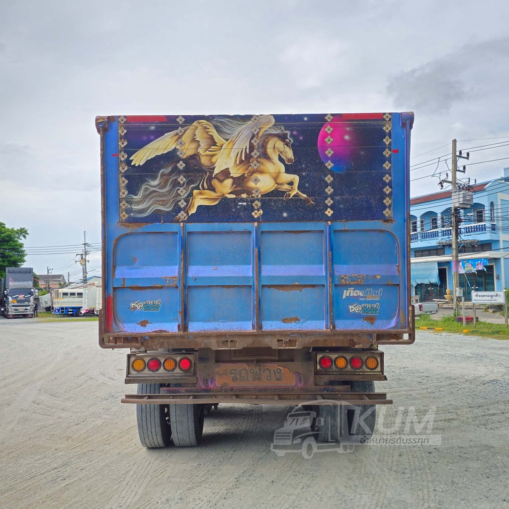 สด ลด VAT สิบล้อดั้มพ์ ISUZU FXZ 360 ปี 65 + หางดั้มพ์ สามเพลา อู่ ส.สมบัติ ปี 65 (2868 2869)