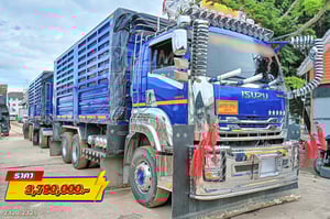 สิบล้อดั้มพ์เกษตร ISUZU FXZ 360 แรง ปี 2566 + หางดั้มพ์ สามเพลา อู่เดอะฟินิกซ์ ปี 2566 (2320 2321) 