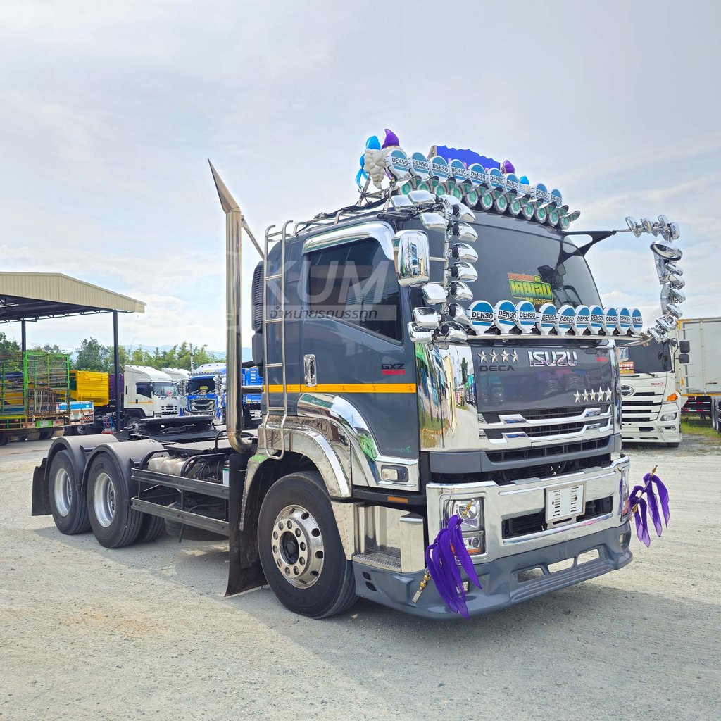 ลดล้างสต็อค โค้งสุดท้าย ส่งท้ายสิ้นปี เข้าใหม่ ปีใหม่ ไมล์น้อย สิบล้อหัวลาก ISUZU GXZ 360 ปี 2566 หัวลากสวยๆ (9050)