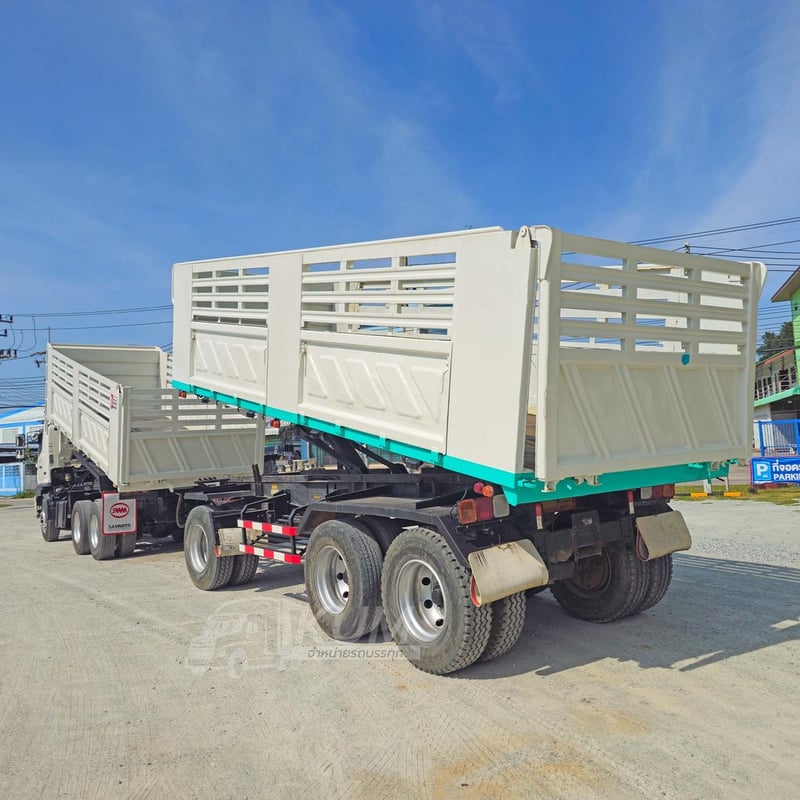 ราคาพิเศษ สิบล้อดั้มพ์ HINO FM1A 344 แรง ปี 59 + หางดั้มสามเพลา อู่สามมิตร (3775 8972)