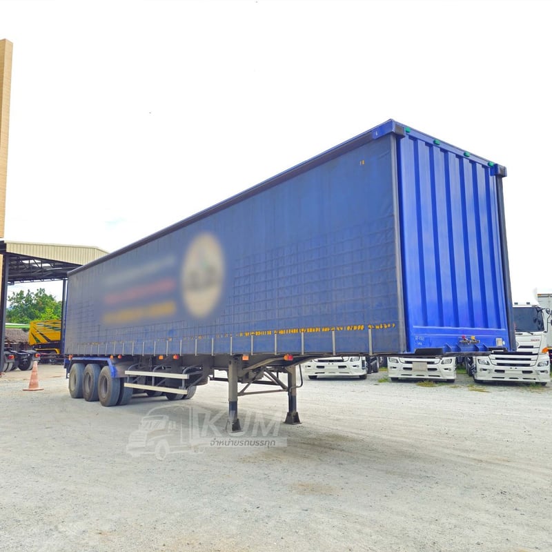 หางตู้ผ้าใบ สามเพลา อู่สามมิตร ปี 2565 (0160)