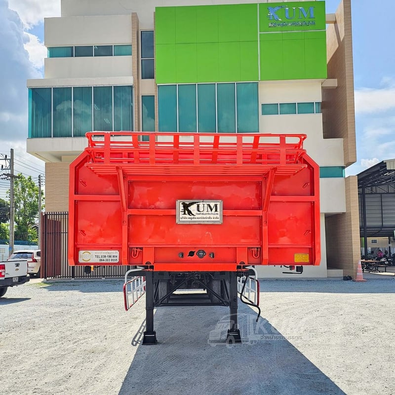 หางพื้นเรียบ สามเพลา อู่WAFA ปี 2565 (9292)