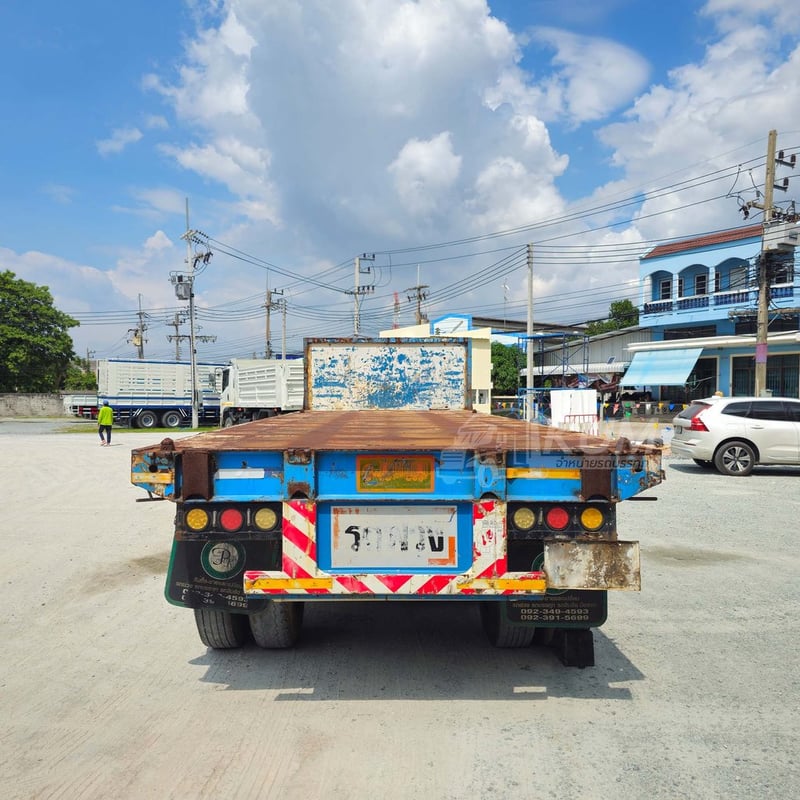 sาคาเบาๆ หางพ่วงพื้นเรียบ สามเพลา อู่ซุ่นชัย ปี 59 (2767)