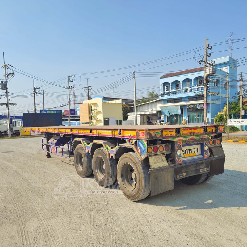 หางพื้นเรียบ สามเพลา อู่ ST ปี 2558 (8932)