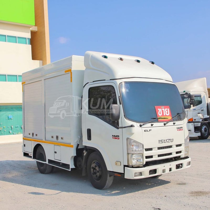 หกล้อตู้ ISUZU NMR 130 แรง ปี 2558 (5477)