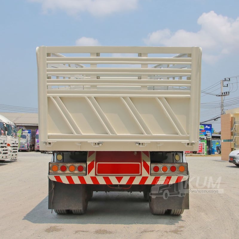 สิบล้อดั้มพ์ HINO FM1A 344 แรง ปี 2560 + หางดั้มพ์ สามเพลา อู่แม็กเทรลเลอร์ ปี 2565 (2539 3778) 