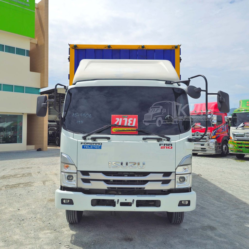สด ลด VAT หกล้อราคาดี หกล้อล้อตู้สิบบาน ISUZU FRR 210 แรงม้า ปี 65 ถูกมาก (3306)