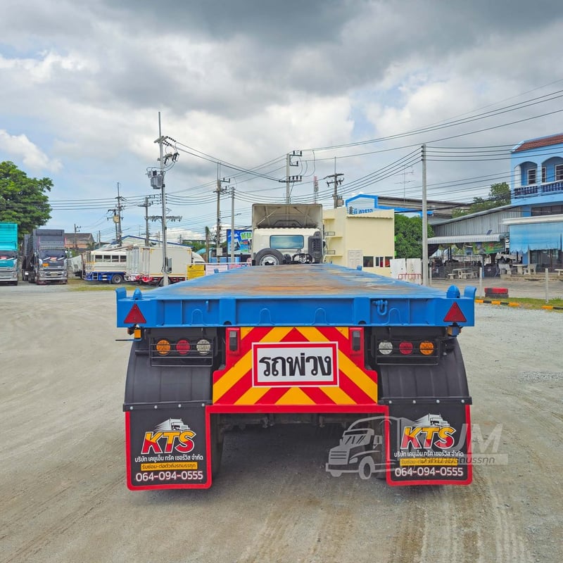 สิบล้อหัวลาก HINO FM 344 แรง ปี 63 + หางพื้นเรียบ สามเพลา อู่ Wafa ปี 65 (8153 8655)