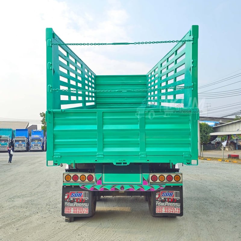 สิบล้อดั้มพ์ ISUZU FXZ 360 แรง ปี 2566 + หางดั้มพ์ สามเพลา อู่พีพีเอ็นเจเนริ่ง ปี 2566 (4795 4796)