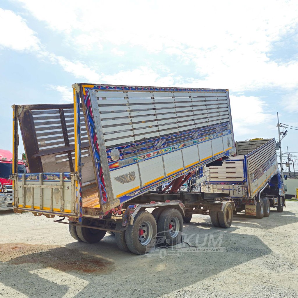 สด ลด VAT สิบล้อดั๊มพ์ HINO FM 344 แรงม้า ปี 66 + หางดั้มพ์ อู่ ช.โชคเจริญทรัพย์ ปี 63 ดั๊มพ์เกษตรชุดใหญ่คนนิยมใช้ (2108 2066)