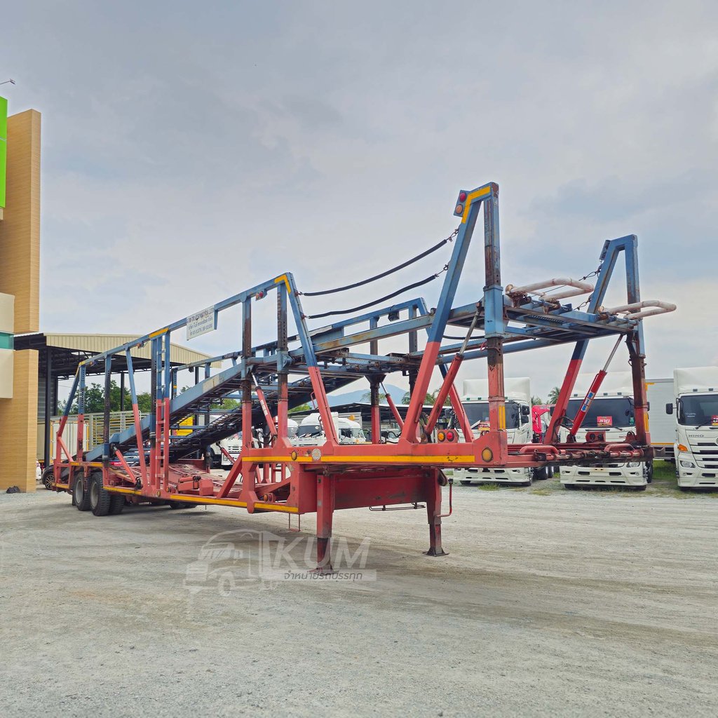 ราคาถูกมาก หางบรรทุกรถยนต์ สองเพลา อู่ RCK ปี 54 (2404)