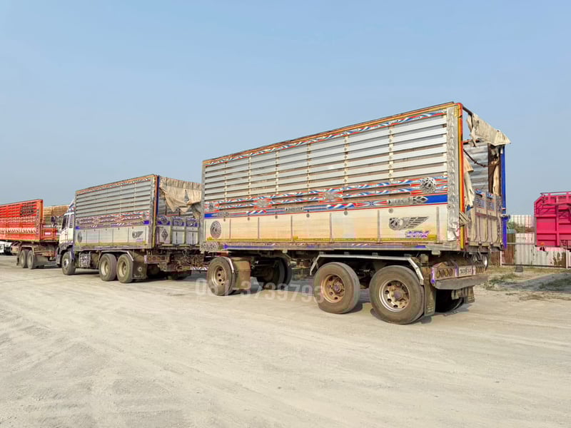 สิบล้อดั้มพ์เกษตรแม่ลูก HINO FM1A 344 แรงม้า ปี 2561  บรรทุกได้ 30+ ตัน เพียง 1,750,000 .- (3362,3363)