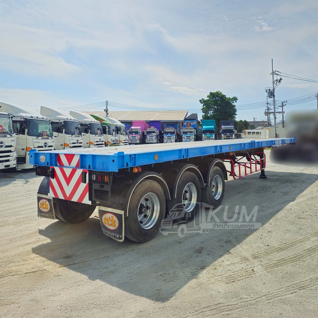 หางสวยๆ หางพื้นเรียบ สามเพลา อู่ RCK ปี 61 (4437)