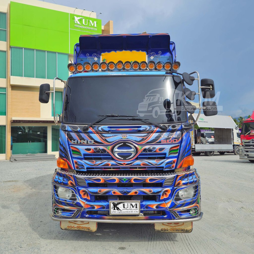 สด ลด VAT สิบล้อดั๊มพ์ HINO FM 344 แรงม้า ปี 60 + หางดั๊มพ์ สามเพลา อู่ซุ่นชัย ปี 60 (7825 7824)