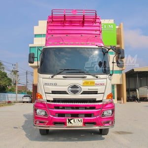 สิบล้อดั้มพ์ HINO FM1A 344 แรง ปี 2565 + หางดั้ม สามเพลา อู่พิรุธ ปี 2565 (0932 0933)