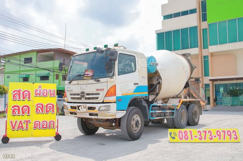 สิบล้อโม่ปูน HINO FM1A 330 แรง ปี 2555 (0741)