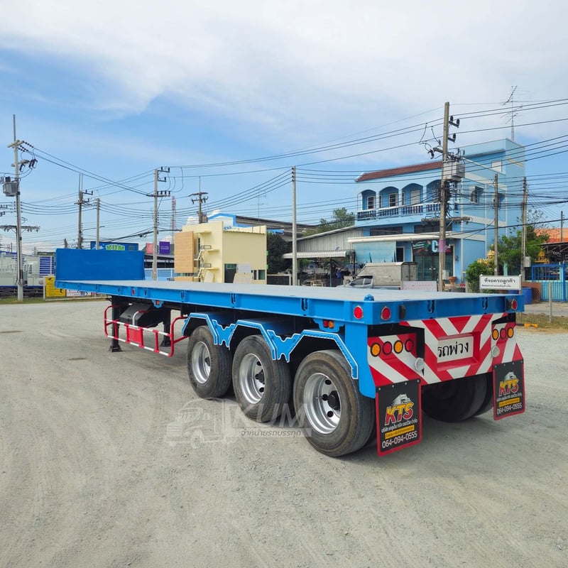 หางพื้นเรียบ สามเพลา อู่ ST ปี 2558 (8932)