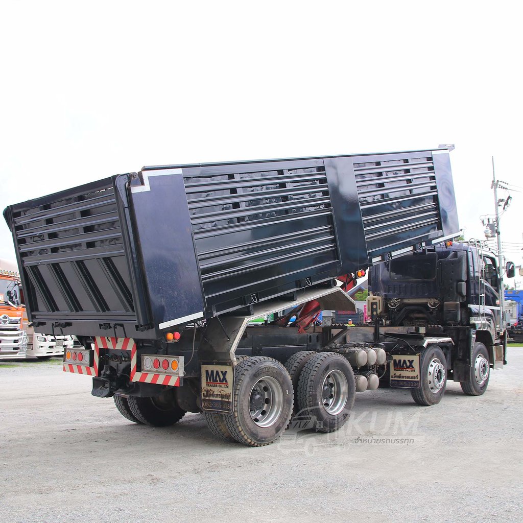 สด ลด VAT สิบสองล้อดั้มพ์ ISUZU FXZ 360 แรงม้า ปี 65 (3777)