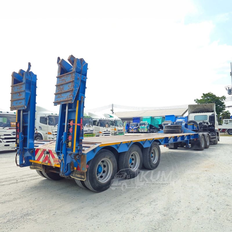 สิบล้อหัวลาก HINO FM 344 แรง ปี 63 + หางโรเบท สามเพลา อู่ VT ปี 2563 (8153 9739)