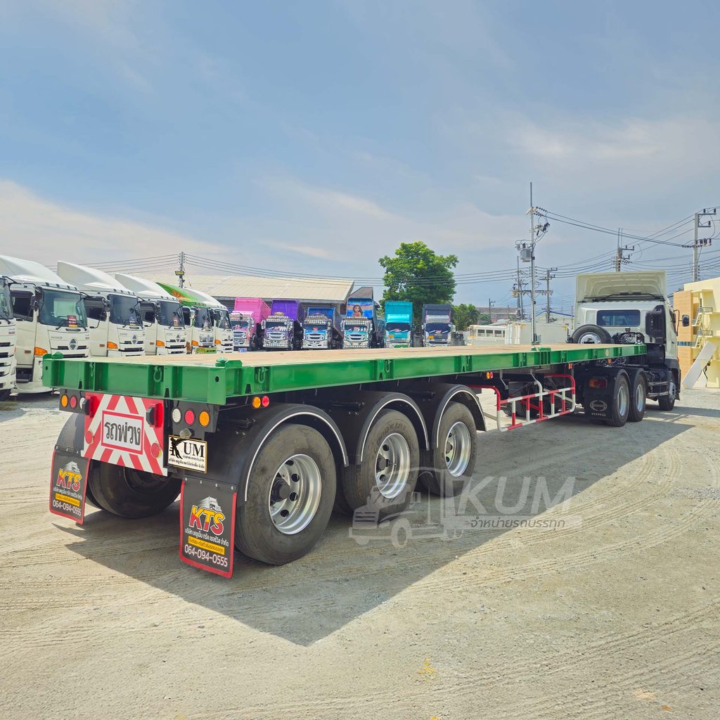 ผ่อน ลด ดอก สิบล้อหัวลาก HINO FM1A 344 แรง ปี 65 + หางพื้นเรียบ สามเพลา อู่ RCK ปี 60 (1260 6737)