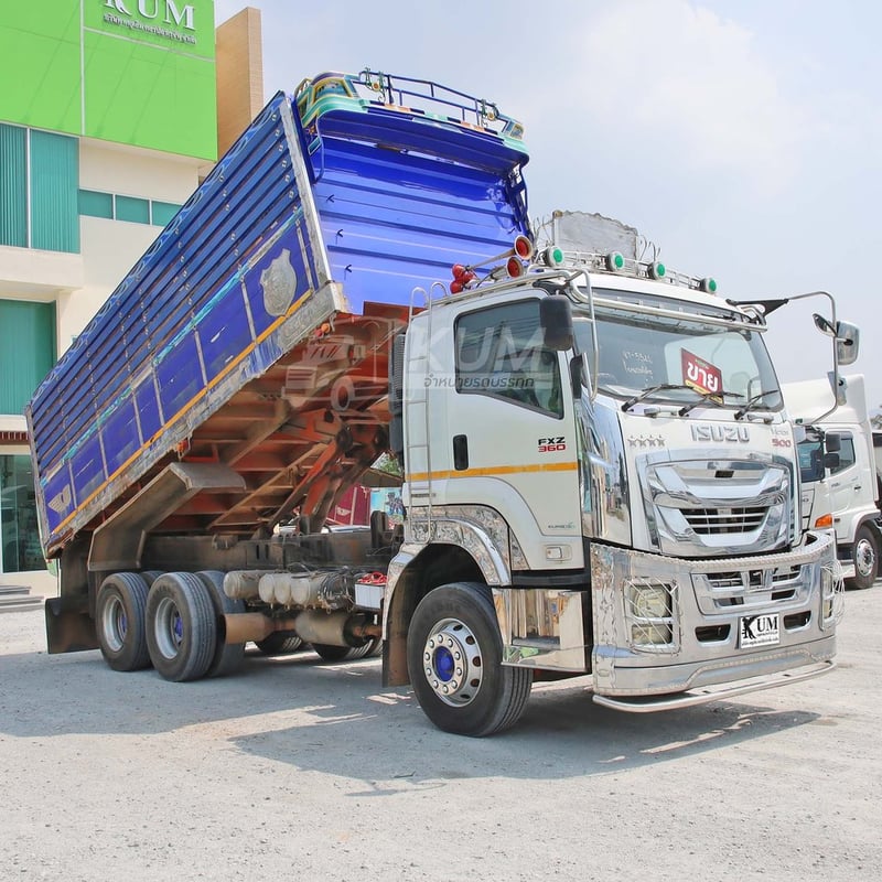 สิบล้อดั้มพ์ ISUZU FXZ 360 แรง ปี 2565 (5346) สิบล้อดั้มพ์ ISUZU FXZ 360 แรง ปี 2565 (5346)