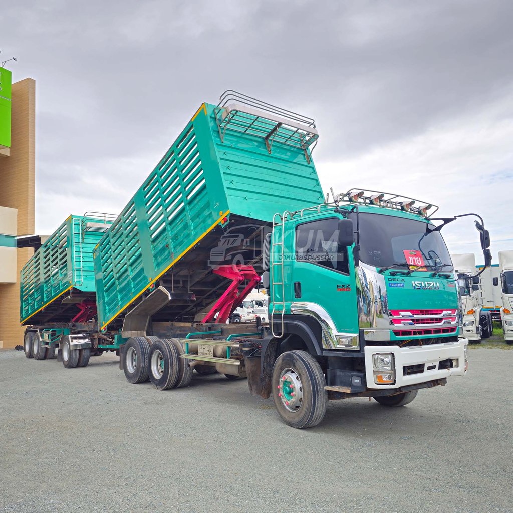 สด ลด VAT สิบล้อดั้มพ์ ISUZU FXZ ปี 66 + หางดั้มพ์ สามเพลา อู่พีพีเอ็นเจเนริ่ง ทรัค  ปี 66 (4795 4796)