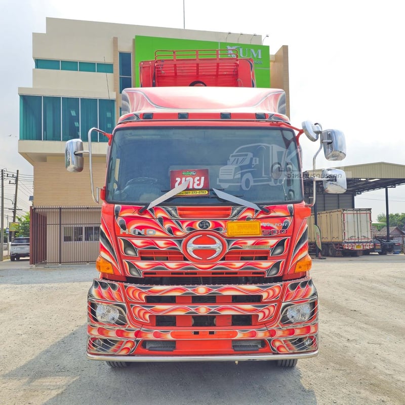 สิบล้อหัวลาก HINO FM1A 344 แรง ปี 2566 + หางเซมิดั้มพ์ สองเพลา อู่ CTT ปี 2566 (9078 9079)
