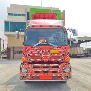 สิบล้อหัวลาก HINO FM1A 344 แรง ปี 2566 + หางเซมิดั้มพ์ สองเพลา อู่ CTT ปี 2566 (9078 9079)