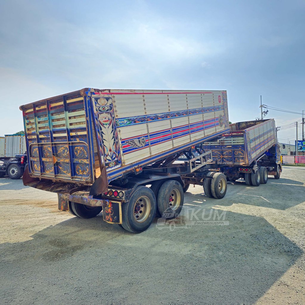 สด ลด VAT พ่วงแม่ลูกอู่ดัง HINO FM 344 แรงม้า อู่ซุ่นชัย ปี 60 + หางดั๊มพ์ สามเพลา อู่ซุ่นชัย ปี 60 ราคาตัด (0063 0064)