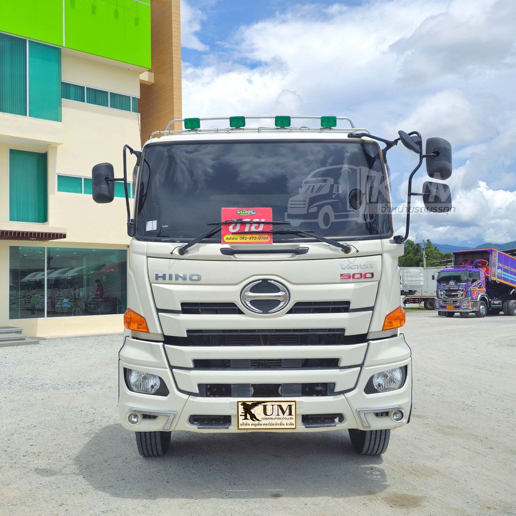 สด ลด Vat สิบล้อหัวคัสซี HINO FM1A 344 แรง ปี 67 ปีใหม่ไมล์น้อย ยางใหม่ 10เส้น (2969)
