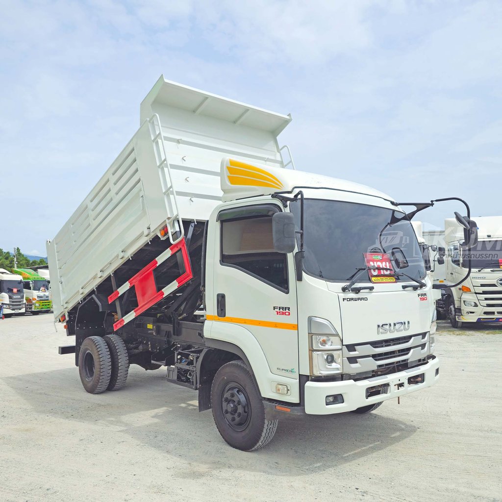 สด ลด VAT หกล้อดั้มพ์ ISUZU FRR 190 แรงม้า ปี 65 ไมล์น้อย (0522)
