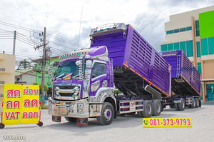 สิบล้อดั้มพ์ ISUZU FXZ 360 แรง ปี 2566 + หางดั้มพ์ สามเพลา อู่เดอะฟินิกซ์ ปี 2566 (2533) สิบล้อดั้มพ์ ISUZU FXZ 360 แรง ปี 2566 + หางดั้มพ์ สามเพลา อู่เดอะฟินิกซ์ ปี 2566 (2533)