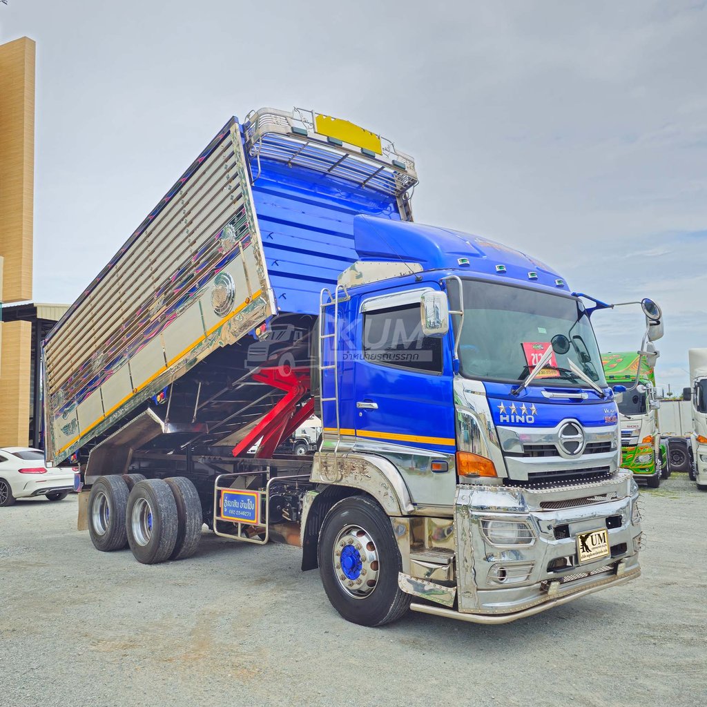 สด ลด VAT สิบล้อดั๊มพ์ HINO FM 344 แรงม้า ปี 66 ดั๊มพ์เกษตรชุดใหญ่คนนิยมใช้ (2108)