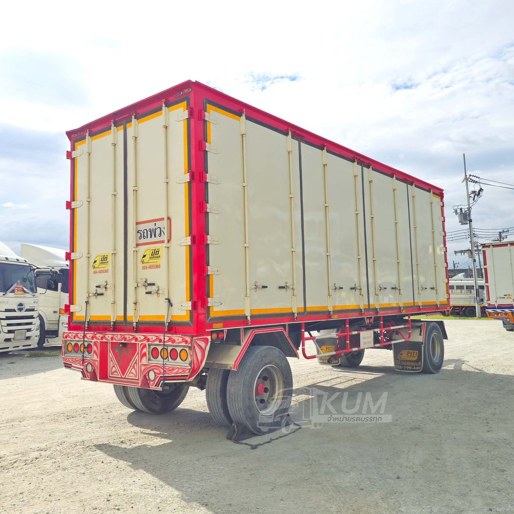 หางพ่วงตู้สิบบาน สองเพลา อู่ปิติ ปี 65 (3634)