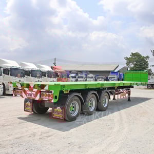 หางพื้นเรียบ สามเพลา อู่ส.สมบัติ ปี 2561 (5529)