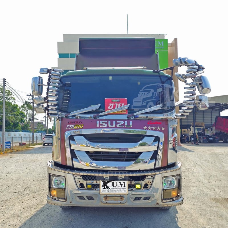 หกล้อดั้มพ์ ISUZU FTR 240 แรง ปี 2565 + หางดั้มสองเพลา อู่เดอะฟินิกซ์ ปี 2565 (5403 5404)