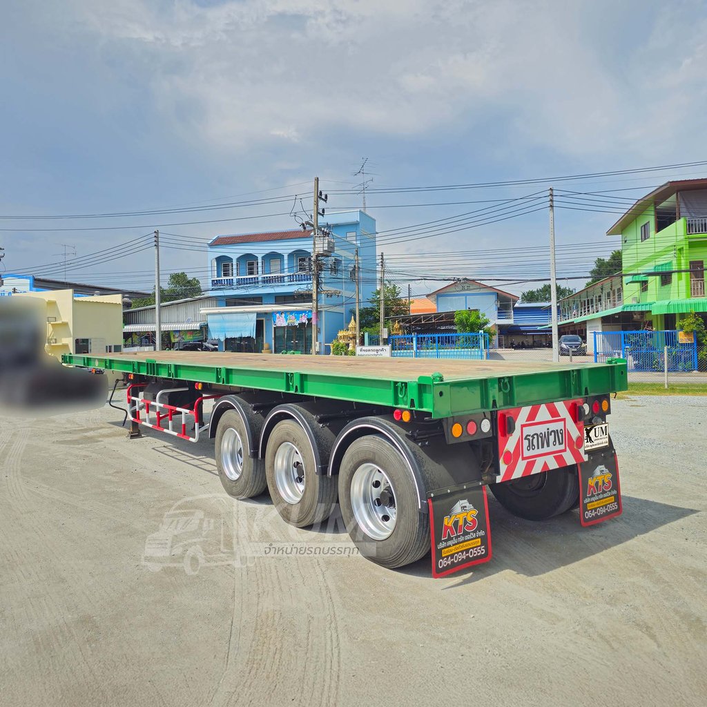 หางราคาเบาๆ หางพื้นเรียบ สามเพลา อู่ RCK ปี 60 (6737) หางราคาเบาๆ หางพื้นเรียบ สามเพลา อู่ RCK ปี 60 (6737)