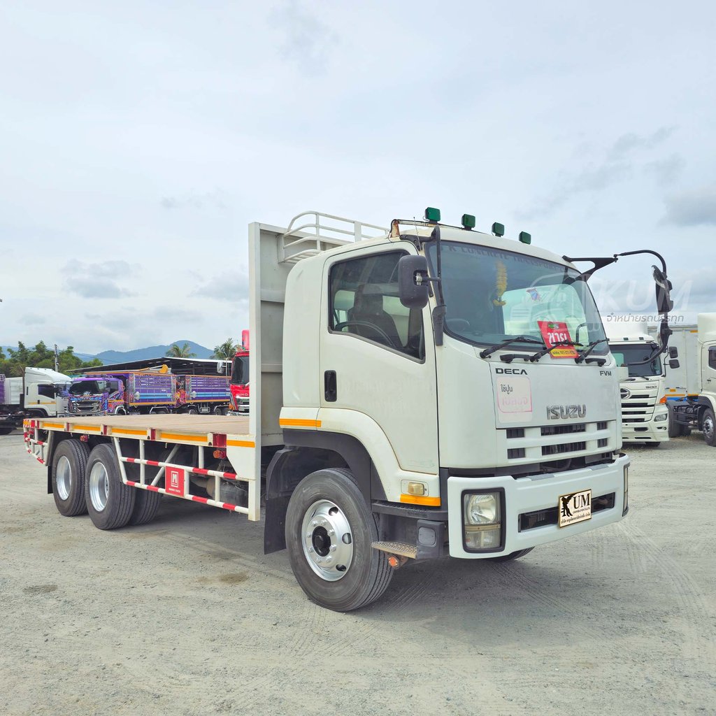 ผ่อน ลด ดอก สิบล้อพื้นเรียบ ISUZU FVM 240แรงม้า ปี 55 (7288)