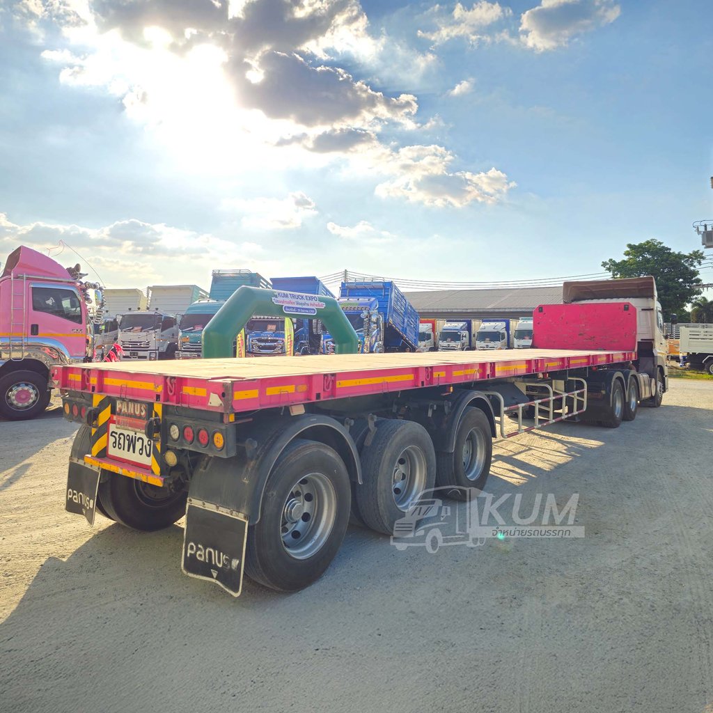 สิบล้อหัวลาก UD GWE 390 แรง ปี 2565 หางพื้นเรียบ สามเพลา อู่พนัส ปี 2565 (2258 2259)