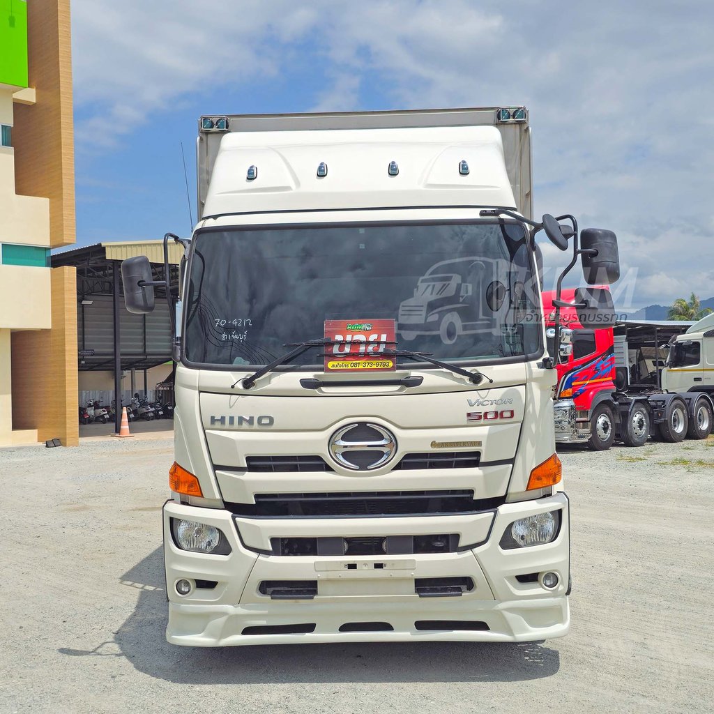 สด ลด VAT รีบจอง หกล้อตู้เย็น HINO VICTOR 500 240 แรงม้า ปี 65 (4212)
