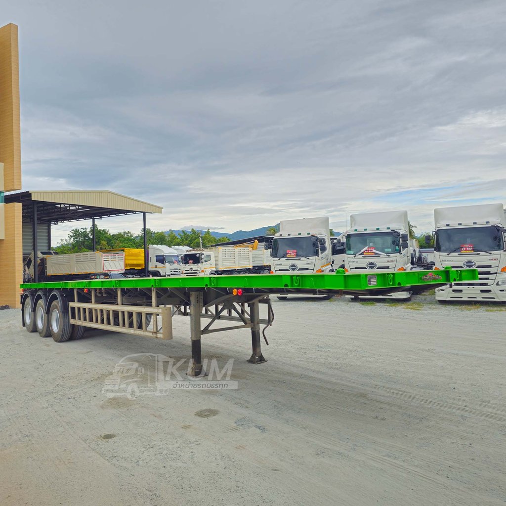 หางพื้นเรียบสวยๆ หางพื้นเรียบ สามเพลา อู่สามมิตร ปี 62 (0294)