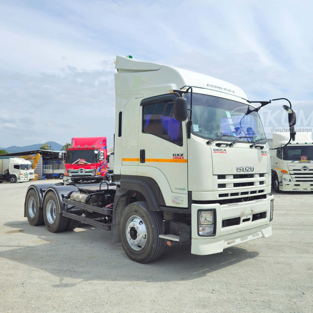 หัวลากราคาเบาๆ สิบล้อหัวลาก ISUZU GXZ 360 แรงม้า ปี 55 (6863)