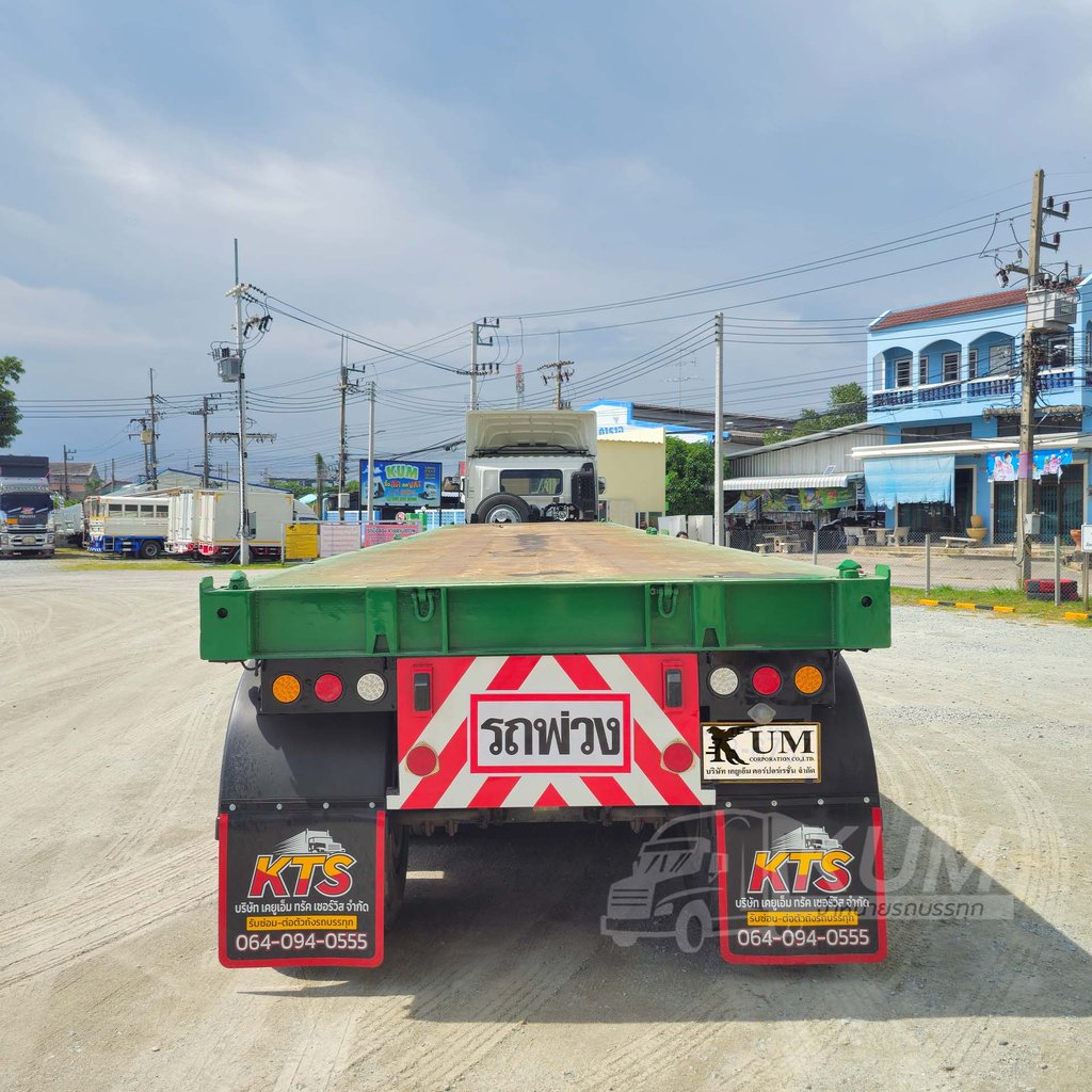ผ่อน ลด ดอก สิบล้อหัวลาก HINO FM1A 344 แรง ปี 65 + หางพื้นเรียบ สามเพลา อู่ RCK ปี 60 (1260 6737)