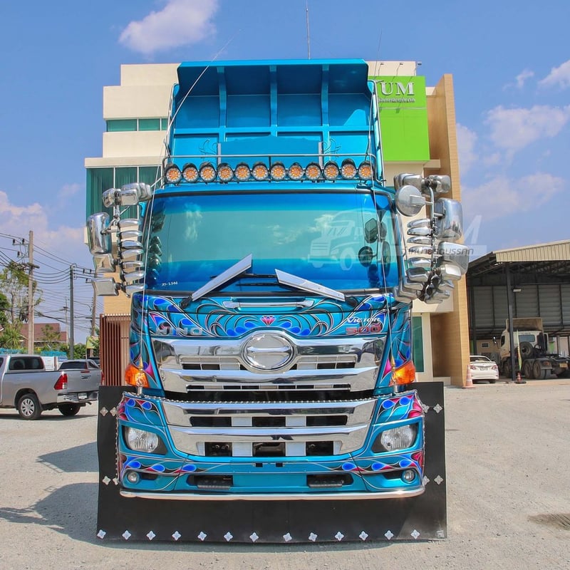 สิบล้อดั้มพ์พ่วงแม่ลูกอู่พงศ์ไพบูลย์ HINO FM2P 380 แรง ปี 2564 (2344)