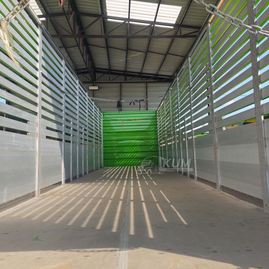 เขียวขยี้ใจ สิบล้อคอก HINO FL8J 260 ปี 66 สภาพนางฟ้าในราคามือสอง (5115)