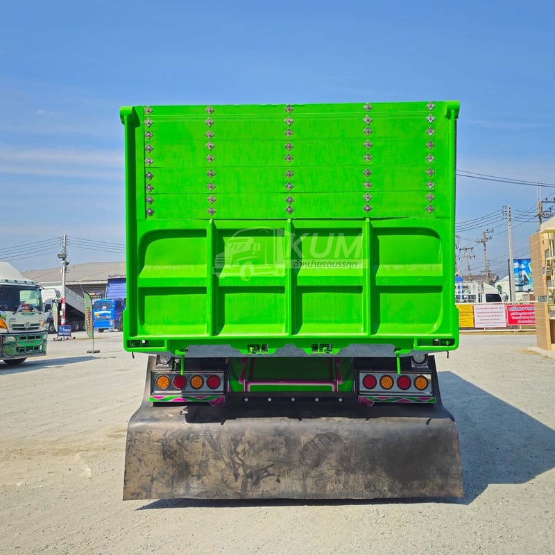 สิบล้อดั้มพ์ ISUZU FXZ 360 ปี 65 + หางดั้มพ์ สามเพลา อู่ ส.สมบัติ ปี 65 (2868 2869)