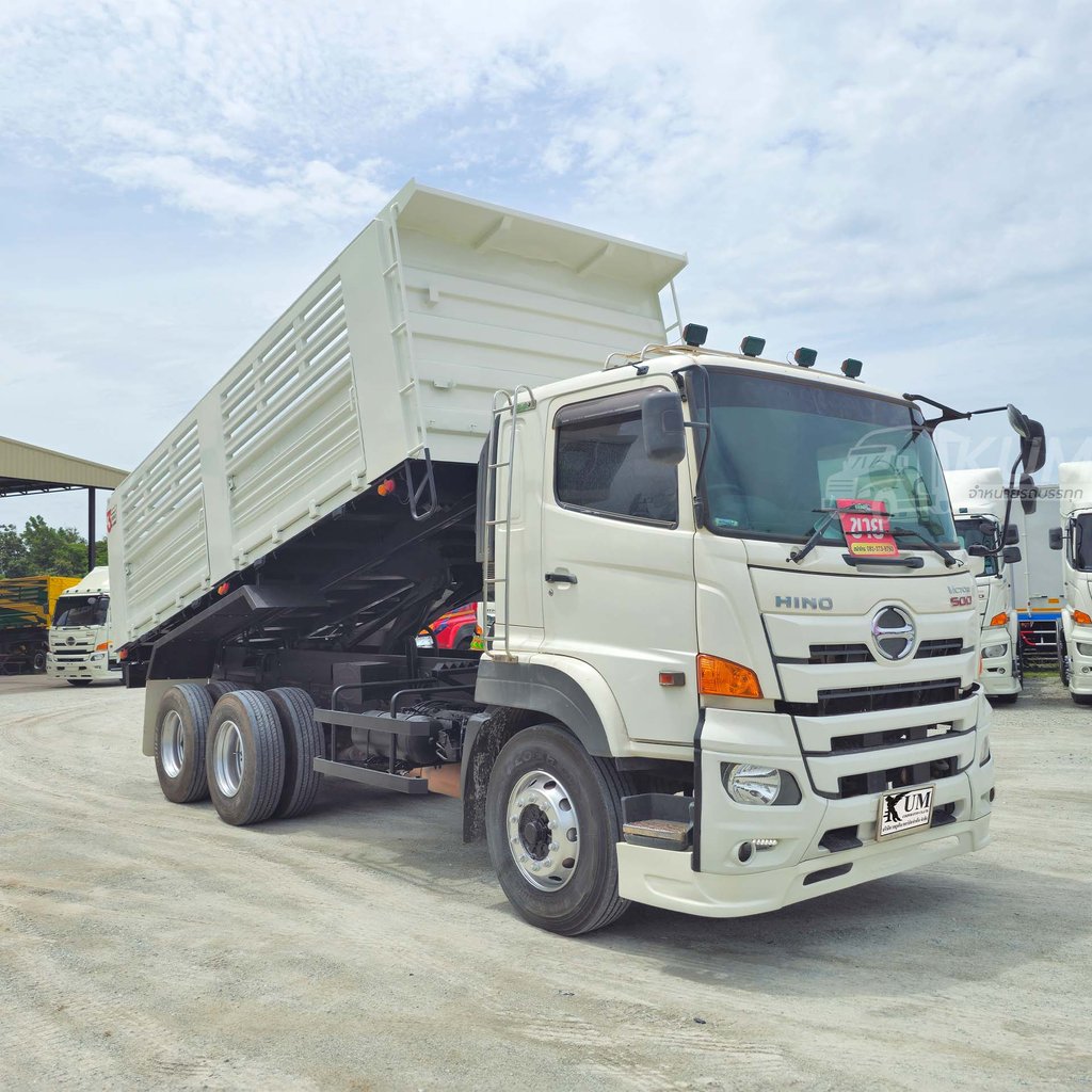 ผ่อน ลด ดอก สิบล้อดั้มพ์  HINO FM1A 344 แรงม้า ปี 66 กระบะสามมิตรแท้ (1506)