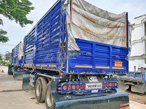 สิบล้อดั้มพ์เกษตร ISUZU FXZ 360 แรง ปี 2566 + หางดั้มพ์ สามเพลา อู่เดอะฟินิกซ์ ปี 2566 (2320 2321) 