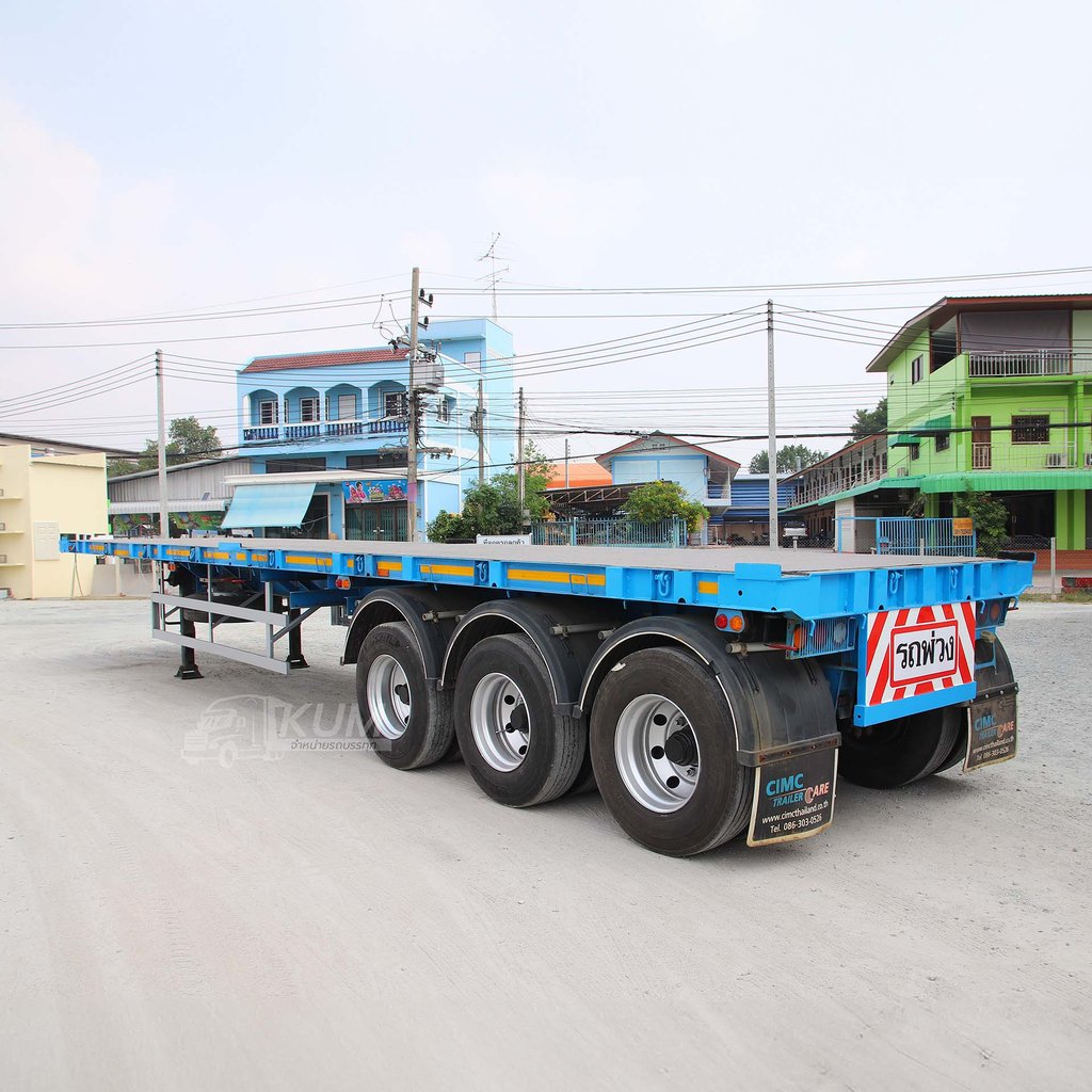 สด ลด VAT หางพื้นเรียบ สามเพลา อู่ CIMC ปี 64 (8294) สด ลด VAT หางพื้นเรียบ สามเพลา อู่ CIMC ปี 64 (8294)