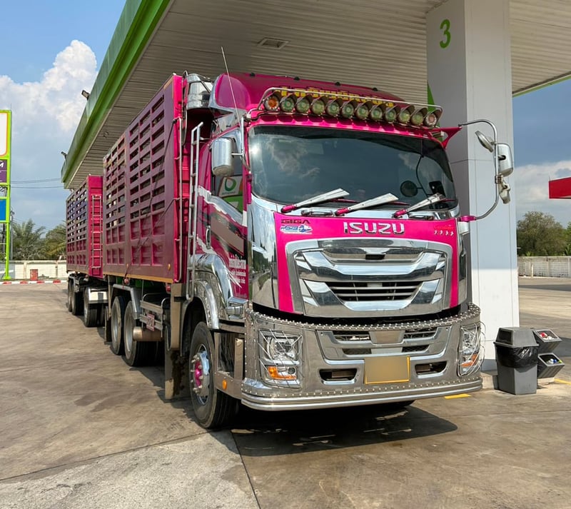 พ่วงแม่ลูกอู่เดอะฟินิกซ์ ISUZU FXZ 360 แรง ปี 2565  (2591 2592)